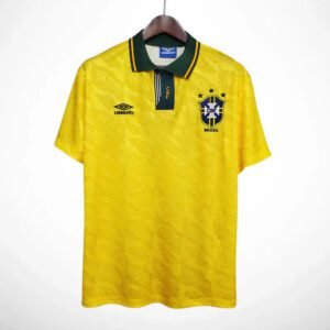 Camisa Seleção Brasileira Retrô 1991 / Pronta Entrega (GG)