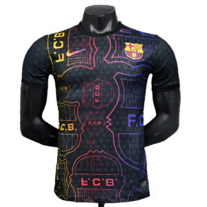 Camisa Barcelona 25/26 Edição Especial - Preto, Amarelo e Vermelho - Versão Jogador