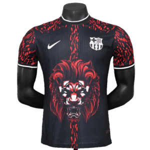 Camisa Barcelona 25/26 Edição Leão - Vermelho - Versão Jogador